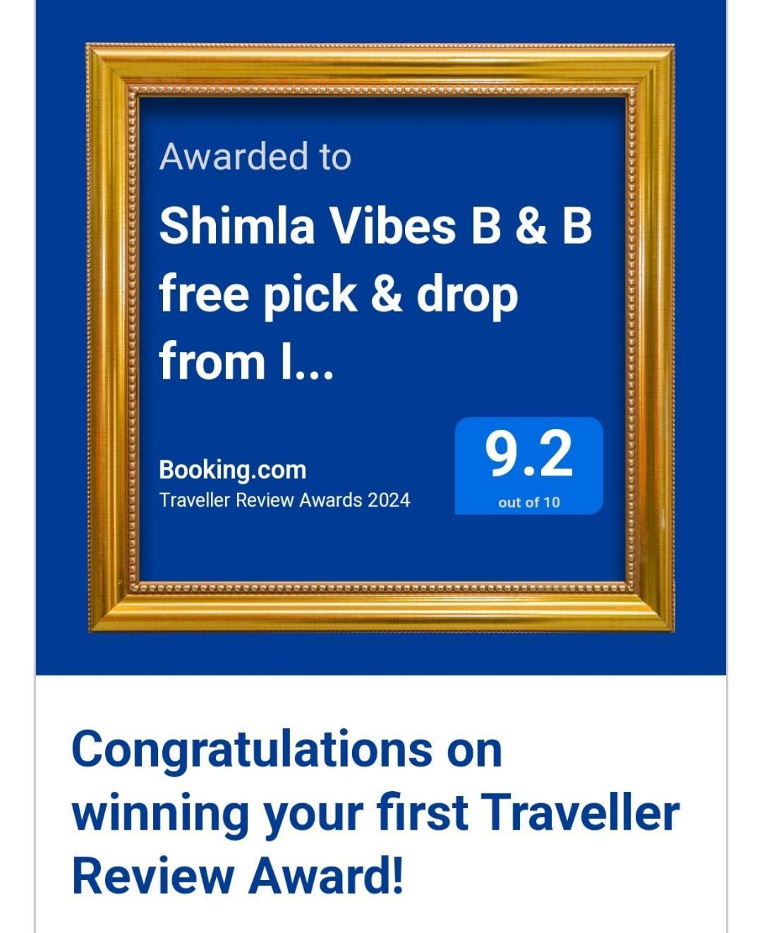 Shimla Vibes B & B Free Pick And Drop From Isbt ชิมลา ภายนอก รูปภาพ